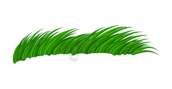 生态循环草矢量符号图标设计 美丽的插图隔离卡通片生态杂草草本植物植物学生长卡片标识边界花园插画