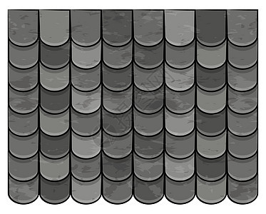 屋顶瓦片纹理美丽的横幅墙纸设计 illustrati黏土瓷砖建筑房子灰色建筑学插图卵石制品材料图片