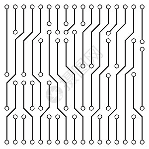 高科技电路板纹理美丽横幅壁纸 desi木板技术处理器芯片卡通片标识电子母板插图科学图片