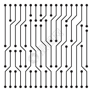 高科技电路板纹理美丽横幅壁纸 desi标识技术工程硬件科学打印电脑插图卡片卡通片图片