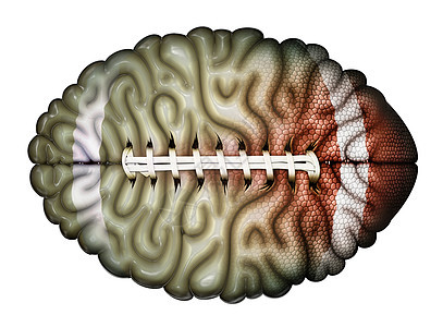 足球脑背景图片