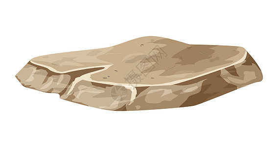 岩石矢量符号图标设计 在白色背景上隔离的插图标识卡通片材料花岗岩瓦砾游戏石头巨石地质学图片