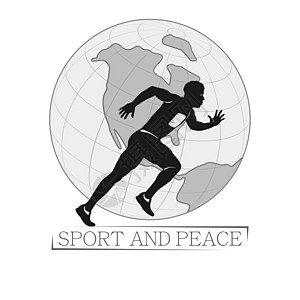 任何年龄段的马拉松和健康的生活方式 运动无极限速度竞赛建筑学运动鞋短裤男性领导者地球街道手指图片