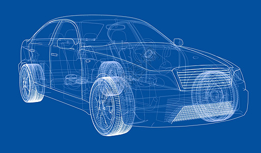 概念车 韦克托数字化工程保险杠插图车轮陈列室绘画草稿汽车框架图片