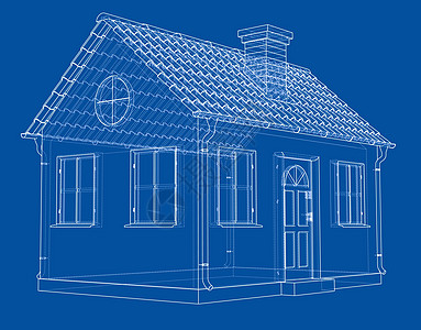 带木瓦屋顶的小房子 韦克托技术插图贸易销售抵押储蓄金融财产住房草稿图片