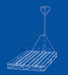 手动托盘搬运车 韦克托工厂木头液压叉车职业卡车贮存技术工业工具图片