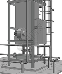 石油天然气工业设备 追踪图 3软管工程管子楼梯配件力量发电机工厂技术资源图片