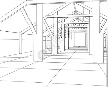 室内工业建筑的建造 3d项追踪图示中心办公室金属景观生长框架印刷商业市中心蓝色图片