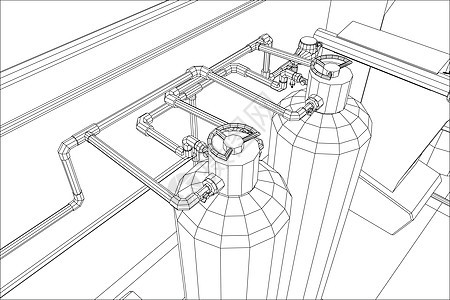 净水站 工业设备 追踪图 3发动机压力配件化学品阀门工厂力量金属气体管子图片