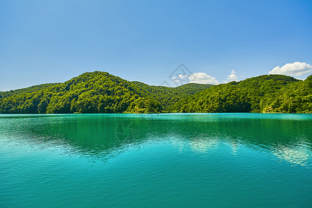 普利维柴湖国家公园叶子旅行旅游石头绿色池塘森林风景环境公园图片