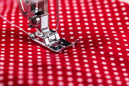 高级缝纫机机器面料线程针线活织物缝纫剪裁裁缝工作纺织品图片