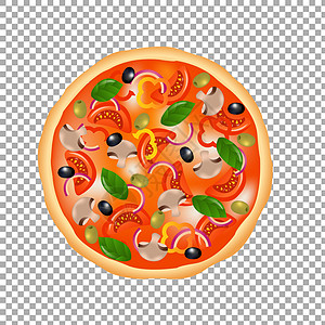 孤立的比萨雕刻桌子烹饪美食木头蔬菜胡椒餐厅海报框架图片