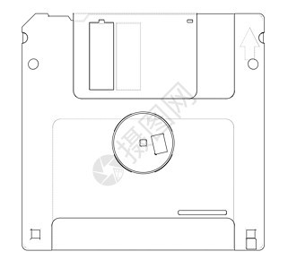 软盘存储草图 韦克托备份艺术互联网磁盘文档插图数据蓝图记忆电子产品图片