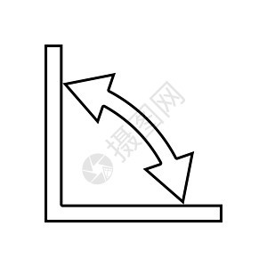 几何数学符号是黑色图标图片