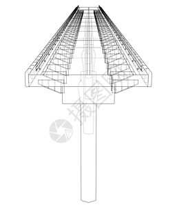 桥梁素描 韦克托建筑绘画插图建筑学草图图片