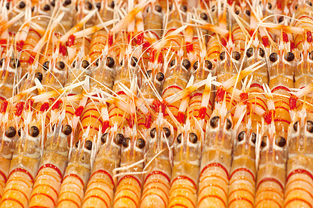 鱼类市场橙子美食营养食物盘子小龙虾餐厅海鲜图片