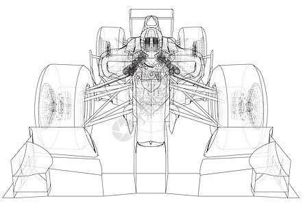 运动赛车 抽象绘图 追踪图 3高清图片