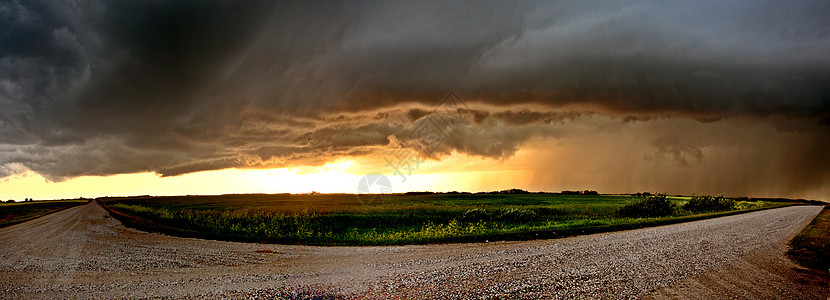 加拿大风暴云场景天空风景风暴戏剧性荒野天气雷雨草原危险图片