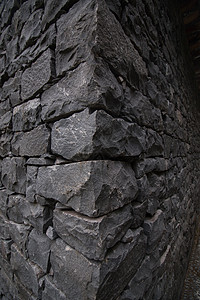 深灰色石墙堡垒建筑学石头城堡火山主义者驻军岩石角落墙纸图片