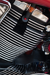闪闪闪发光的摩托车细节车辆速度展示排气管道金属驾驶汽油发动机赛车图片