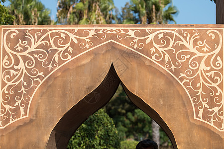 中世纪的入口设计艺术银子棕色古董历史装饰装饰品框架风格边界背景图片