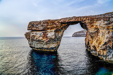 海视至马耳他戈佐岛Azure窗口自然拱门图片