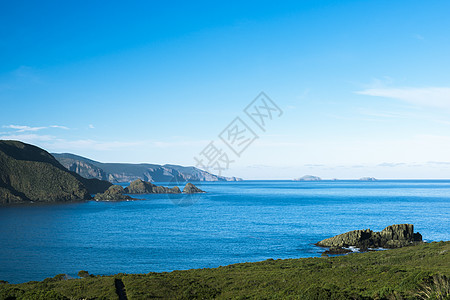 下午晚点看到布鲁尼岛海滩的景象海洋蓝色风景旅行海岸图片