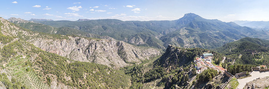 Cazorla和Segura si(全景 卡佐拉和西塞古拉)背景图片