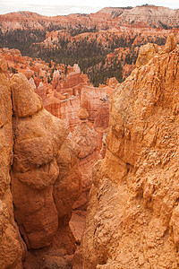 布莱斯峡谷侵蚀岩石踪迹编队旅行石头砂岩沙漠旅游橙子高清图片
