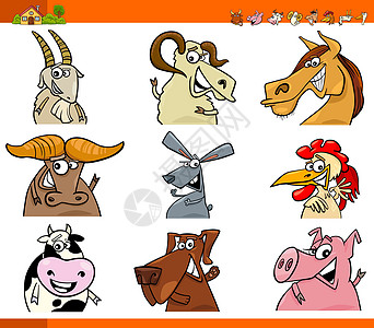 农场动物角色卡通 se图片