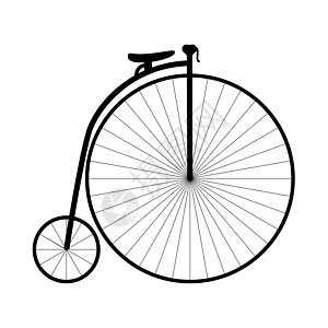 自行车是黑色的图标图片