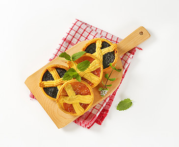 杏和梅果果酱食物砧板水果权力李子高架早餐甜点糕点橙子图片