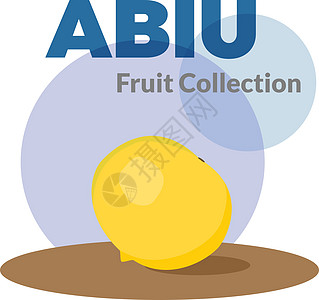 或背景上孤立的 abiu 金色水果 黄色矢量热带水果异国场地情调果味生态食物农民美食木头公园图片