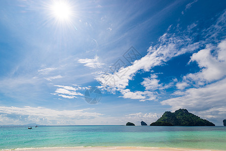 清蓝天空 泰国天堂热带热带地上方图片