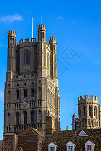 UK  11月22日 埃利卡斯的外观场景窗户大教堂天空信仰宗教纪念碑王国旅行石头图片