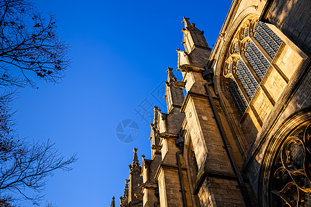 UK  11月23日 埃利卡斯的外观旅行建筑建筑学尖塔游客纪念碑信仰地标大教堂王国图片