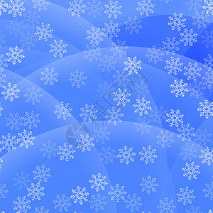蓝天背景上的图案装饰降雪薄片风格圆圈水晶装饰品星星插图季节图片
