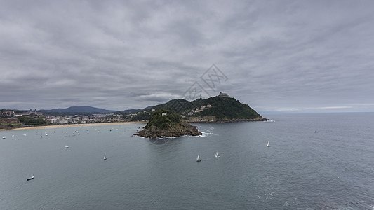 康氏海滩的视图天空海洋海滩蓝色图片