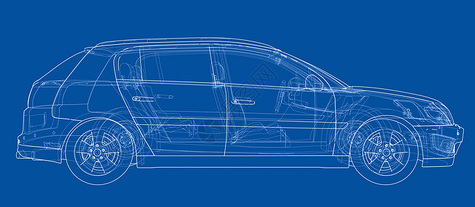 概念车 韦克托框架车辆汽车插图车轮蓝图草稿保险杠运输工程图片