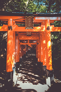 日本京都地标佛教徒历史隧道汉子避难所神社观光建筑学木头图片