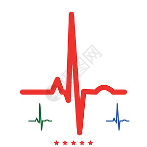 红心节奏 ekg 图标图片