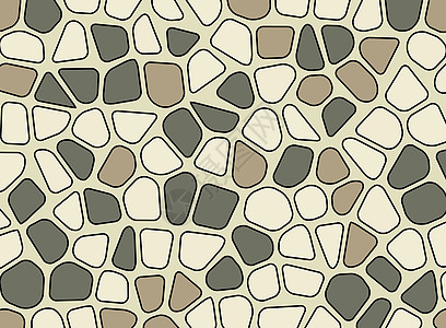 石头鹅卵石纹理马赛克矢量背景壁纸网络艺术路面卵石细胞材料铺路插图建筑学岩石图片