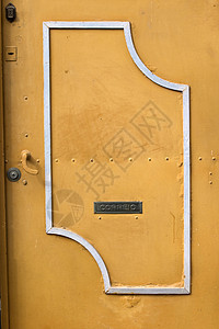 黄金属门背景图片