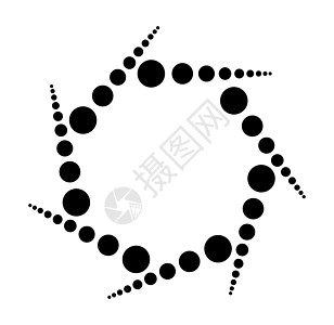 点线简单页脚边框太阳形状矢量设计线条圆形黑色插图织物白色标识圆圈网络边界图片