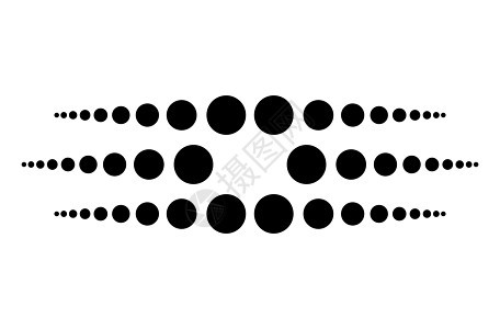 点线简单页脚矢量设计白色线条圆圈边界织物网络黑色插图背景图片