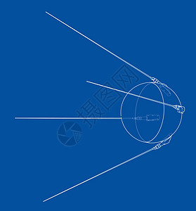 卫星 它制作图案矢量信号天线电讯飞行器科学插图播送飞船轨道宇航员图片