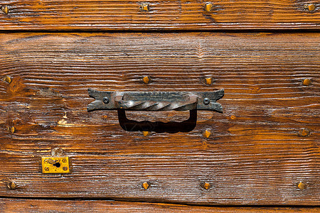 意大利特写质朴的老斗指甲阴影腐蚀乡村金属木板钥匙楼梯古董风化图片