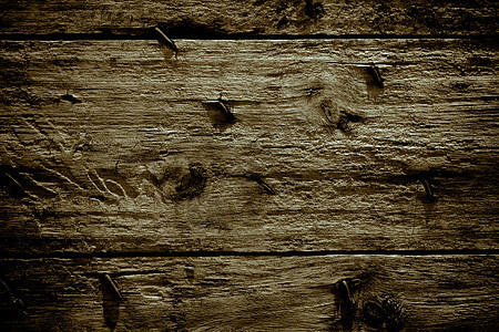 旧木地板上有生锈的钉子 附在木质表面材料风化松树地面木材指甲橡木木工桌子控制板图片