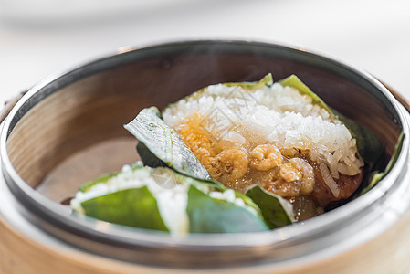 粘黏米面猪肉香肠节日叶子食物细绳竹子午餐餐厅花生图片
