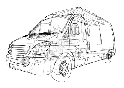 概念车 韦克托汽车技术框架送货数字化货物车轮车辆驾驶运输图片